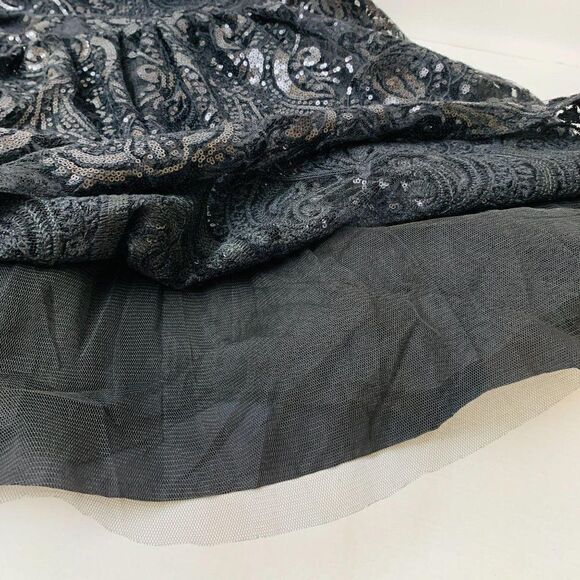 BB Dakota Tate Floral Lace Sequin Lace Fit & Flare - Picture 7 of 11